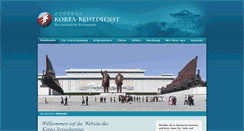Desktop Screenshot of nordkoreareisen.de